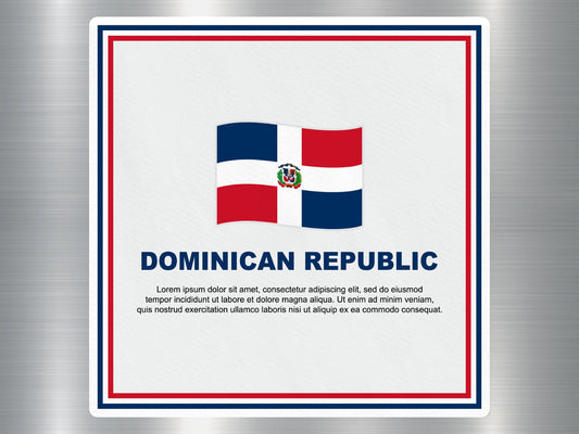 Wholesale Dominican Republic Travel Sticker