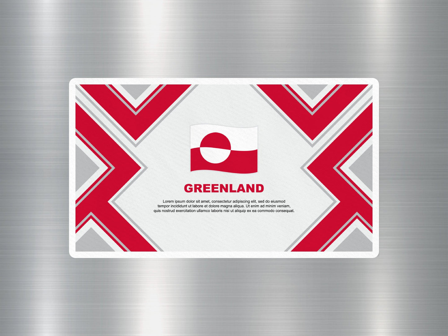 Wholesale Greenland Travel Sticker