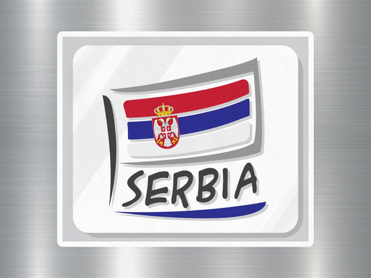 Wholesale Serbia Travel Sticker