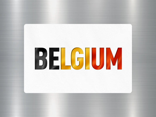Wholesale Belgium Travel Sticker