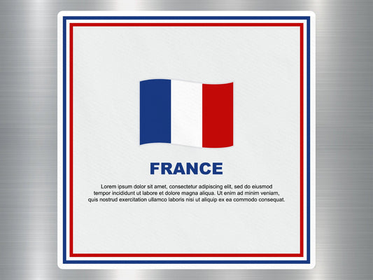 Wholesale France Travel Sticker