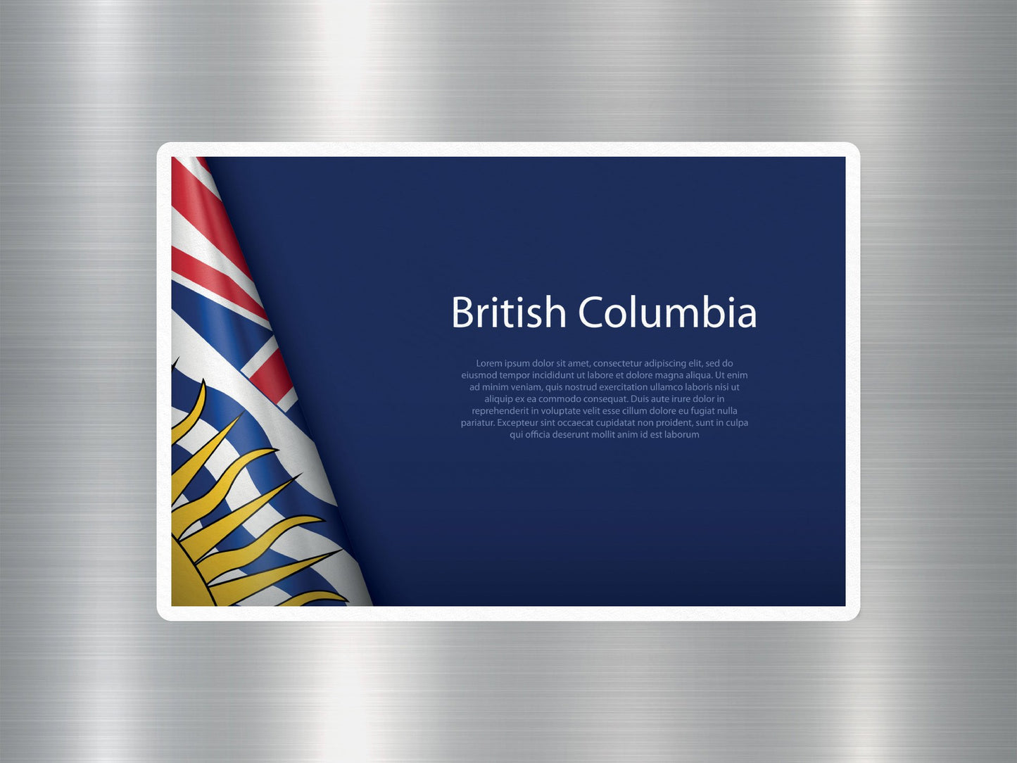Wholesale British Columbia Travel Sticker