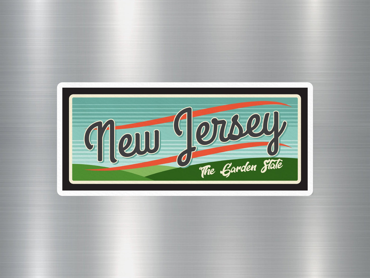 Wholesale New Jersey the Garden State Travel Sticker