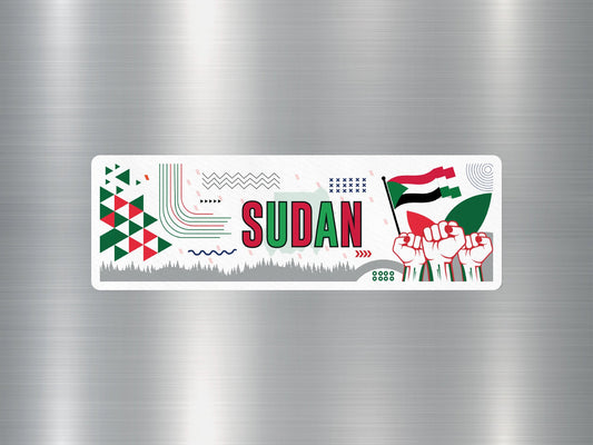 Wholesale Sudan Travel Sticker