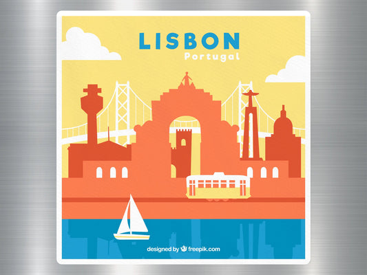 Wholesale Lisbon Portugal Travel Sticker