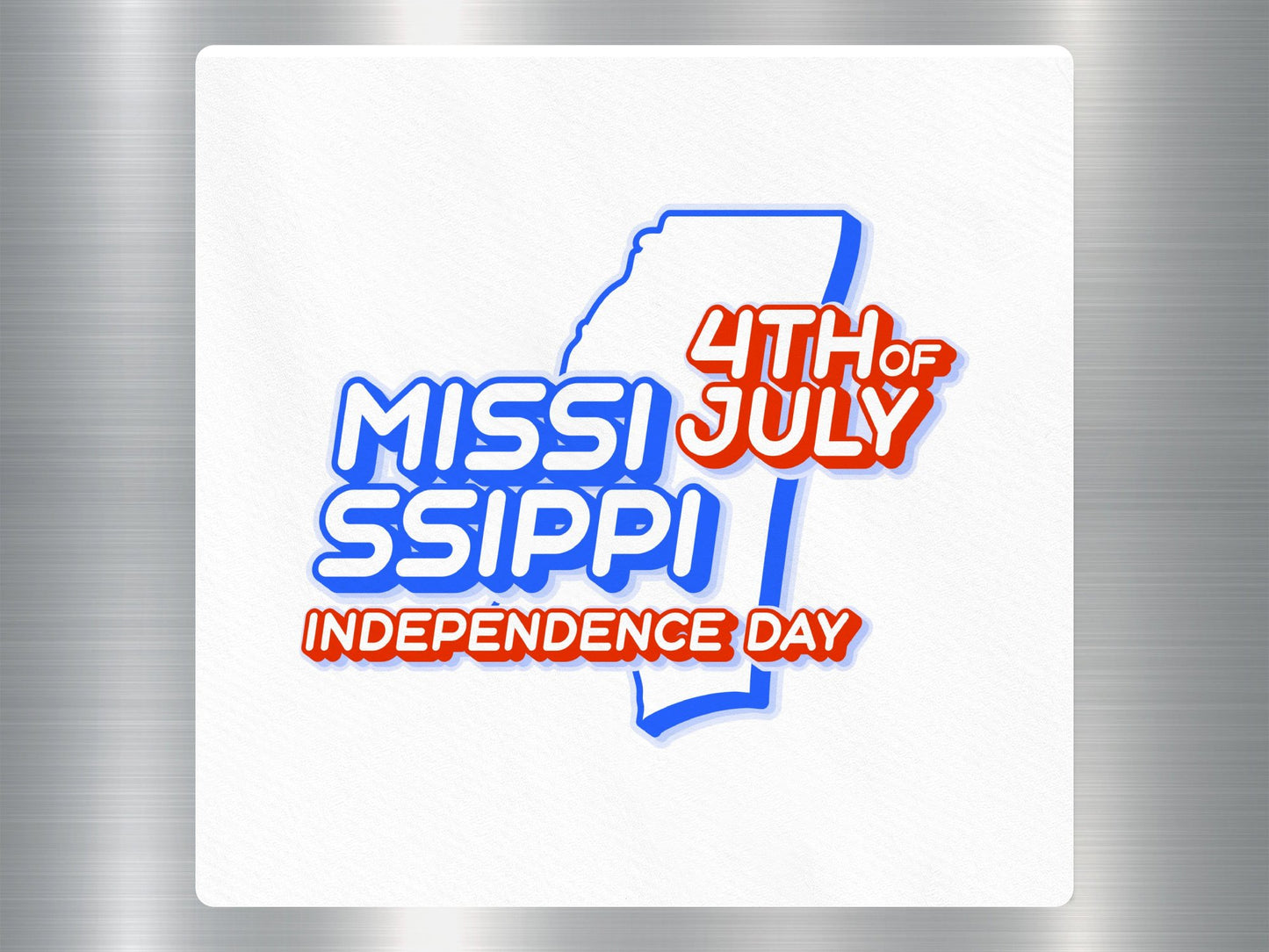 Wholesale Mississippi Independence Day Travel Sticker