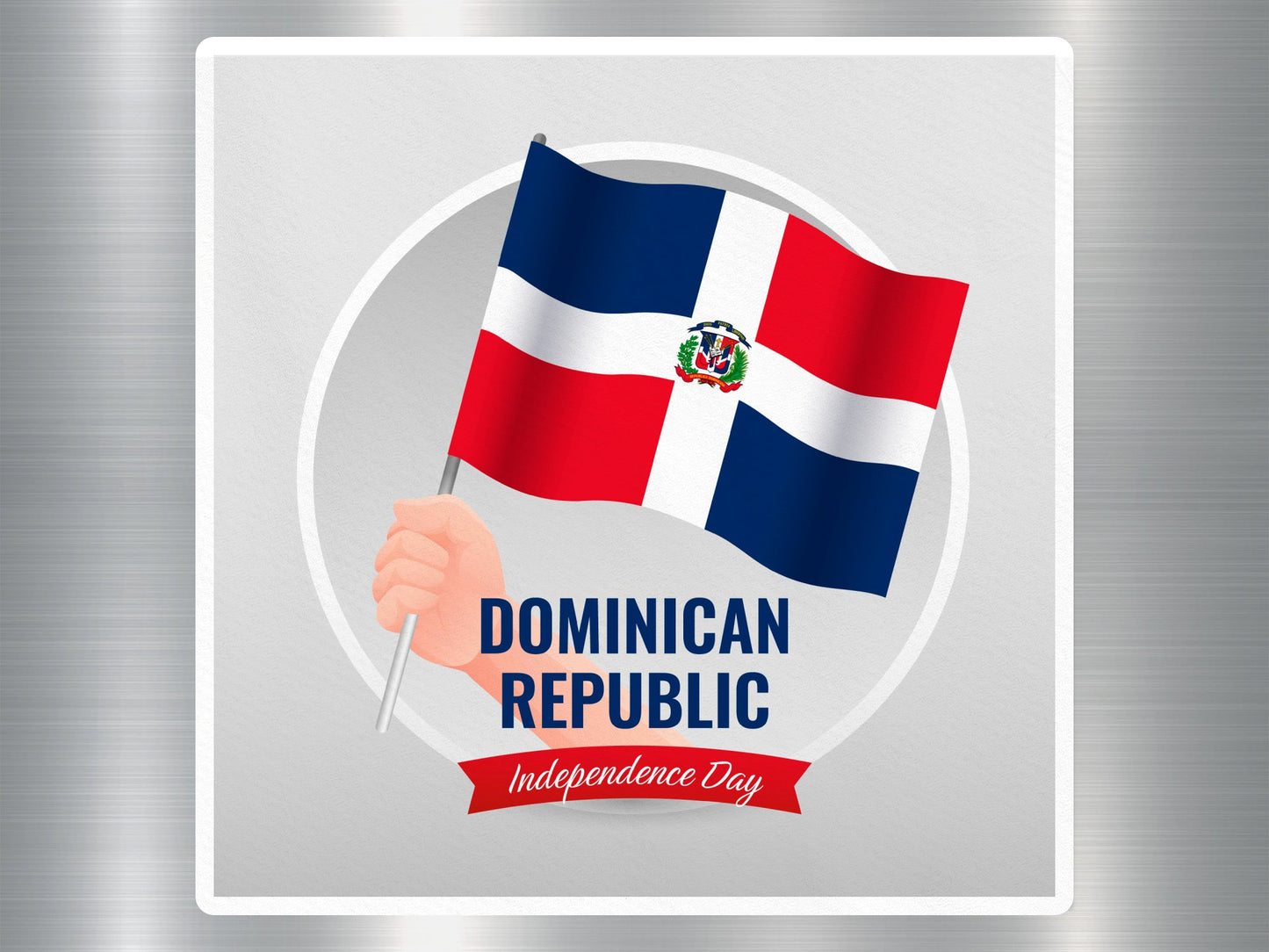 Wholesale Dominican Republic Independence Day Travel Sticker