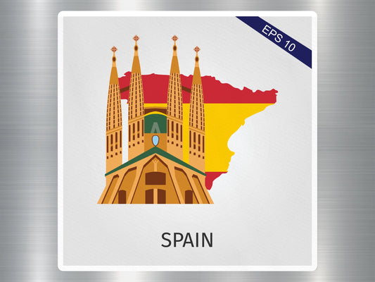 Wholesale Spain Travel Sticker