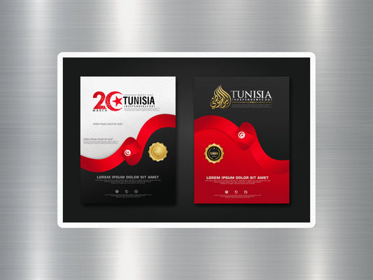 Wholesale Tunisia Travel Sticker