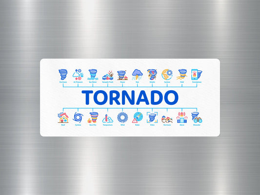 Wholesale Tornado Travel Sticker