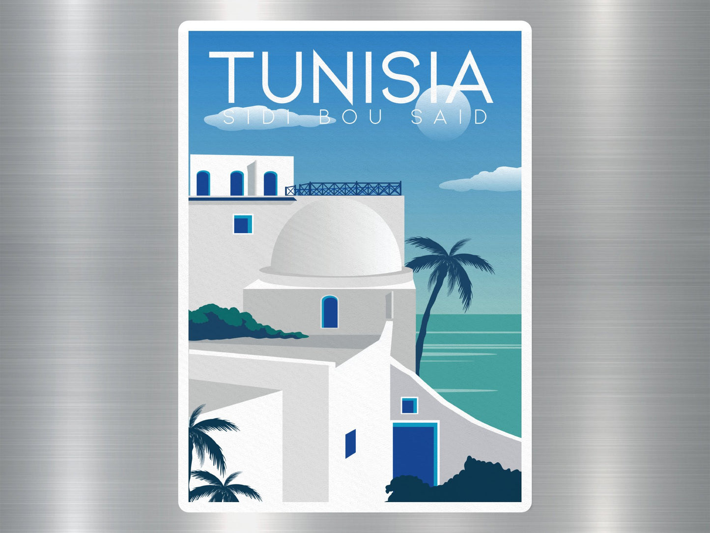 Wholesale Tunisia Travel Sticker