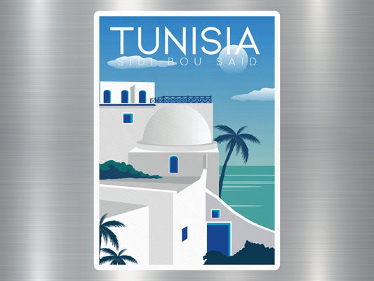 Wholesale Tunisia Travel Sticker