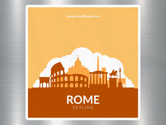 Rome Skyline Travel Sticker