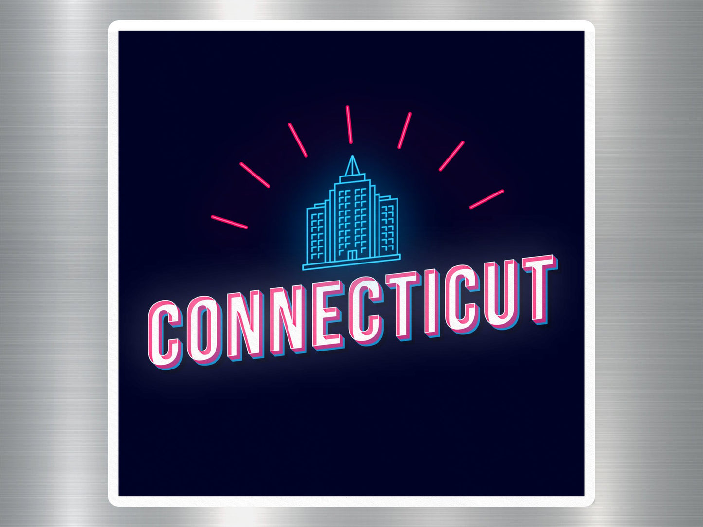 Wholesale Connecticut Travel Sticker