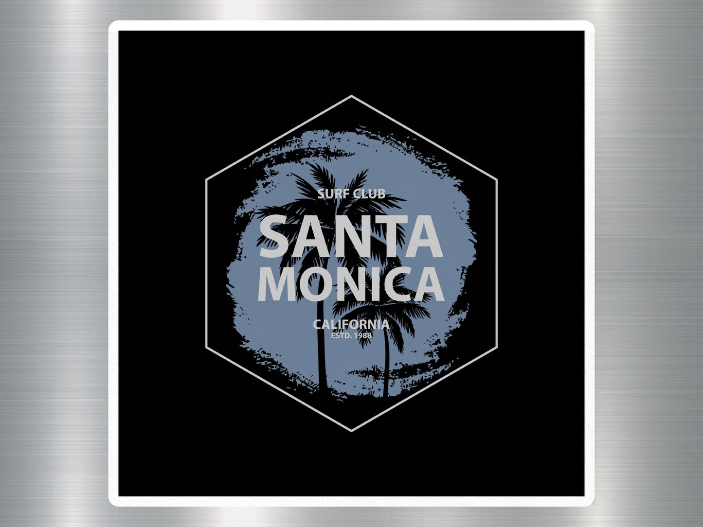 Santa Monica California Travel Sticker