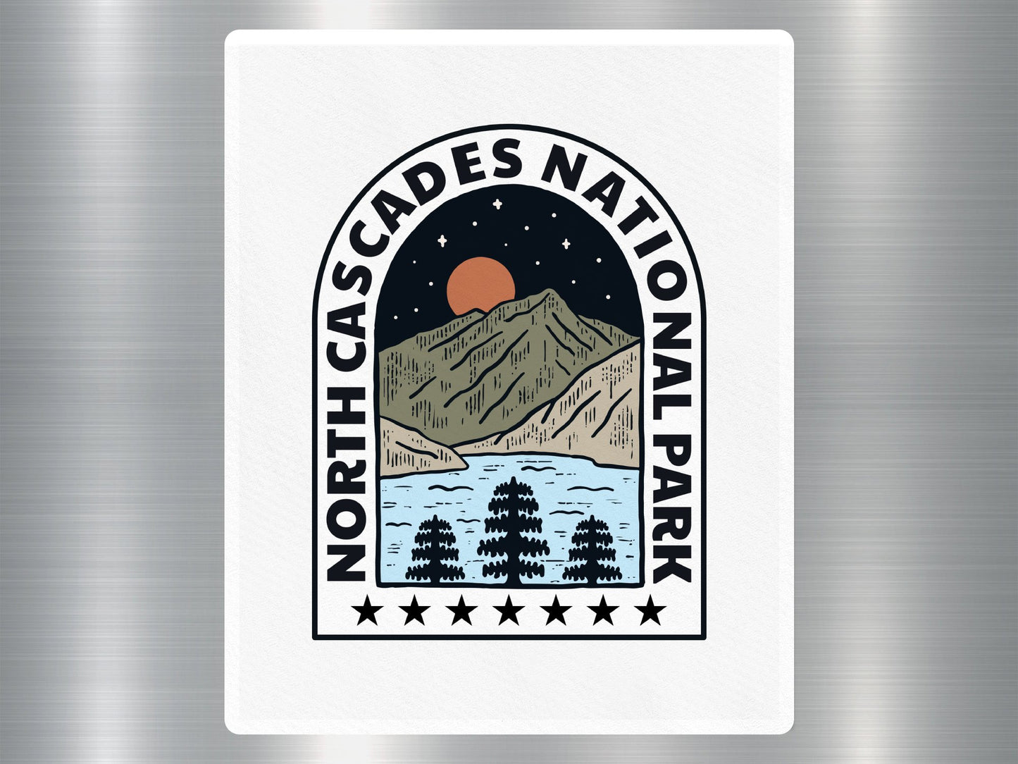 North Cascades National Park Travel Sticker