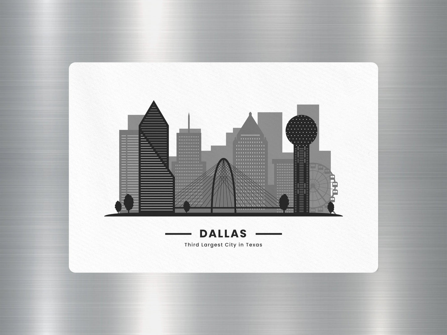 Wholesale Dallas Travel Sticker