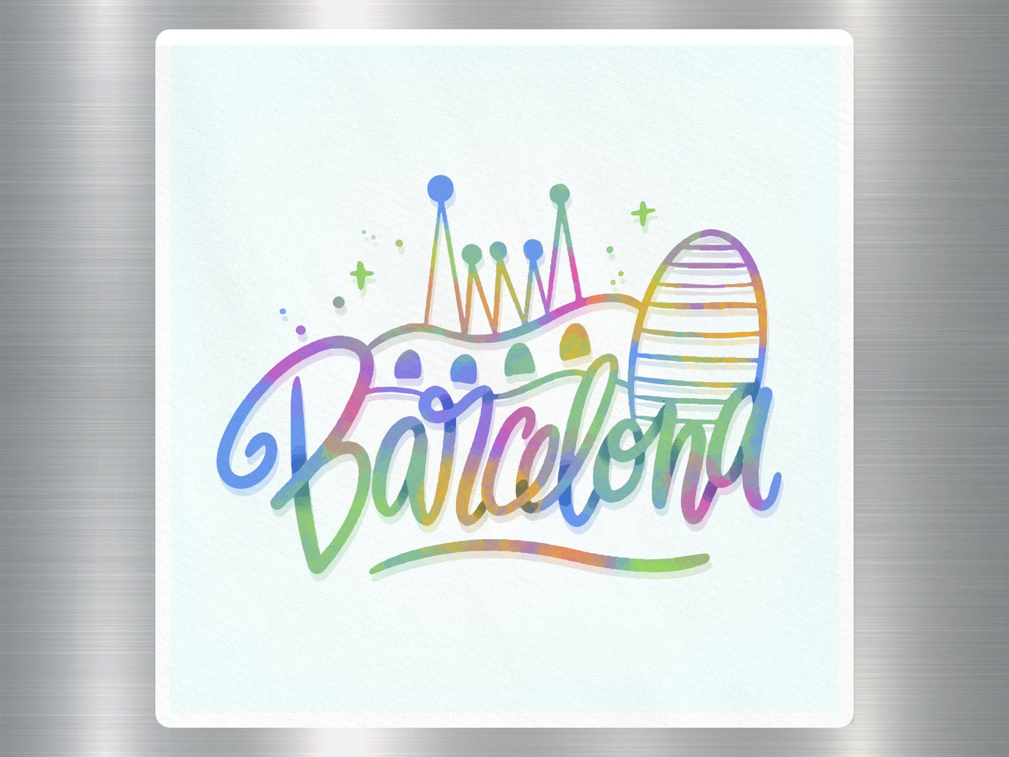 Wholesale Barcelona Travel Sticker