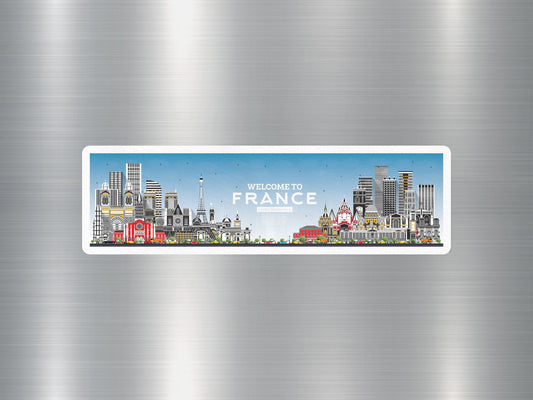Wholesale Welcome to France Travel Sticker