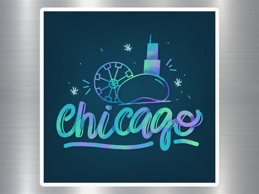 Wholesale Chicago Travel Sticker