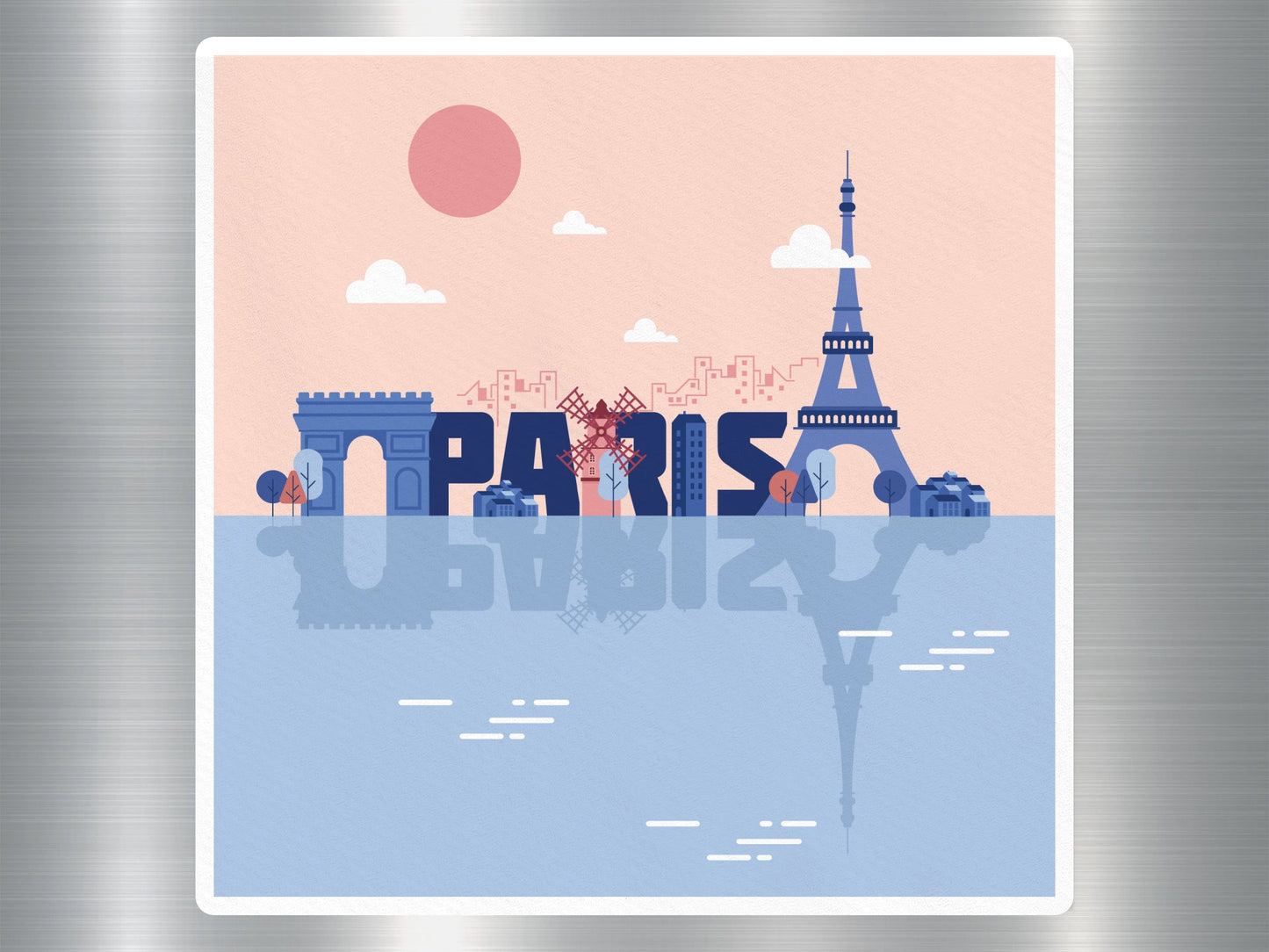 Wholesale Paris Travel Sticker