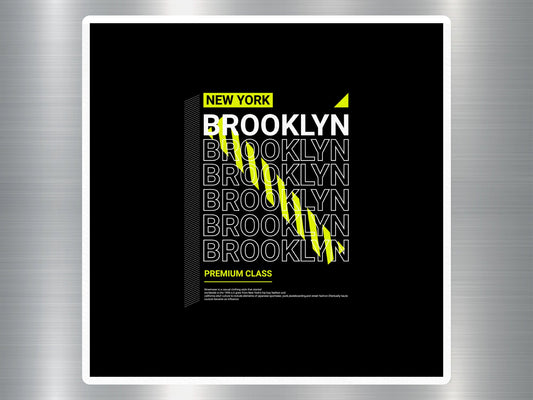 New York Brooklyn Travel Sticker