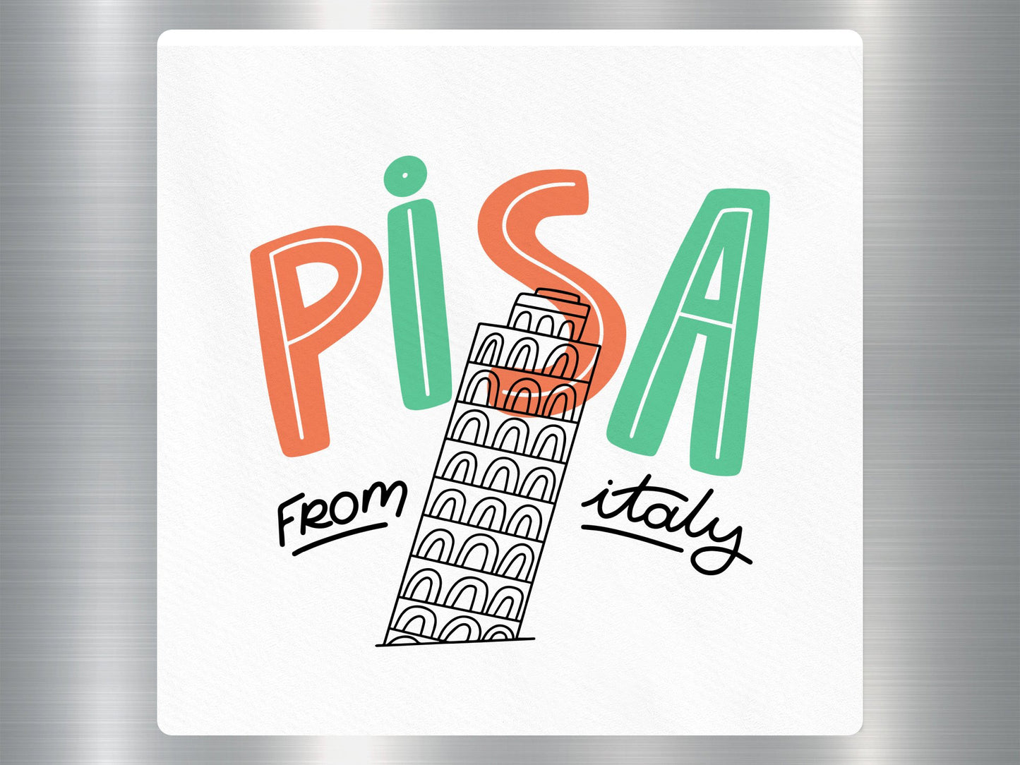 Wholesale Pisa From Italy Travel Sticker