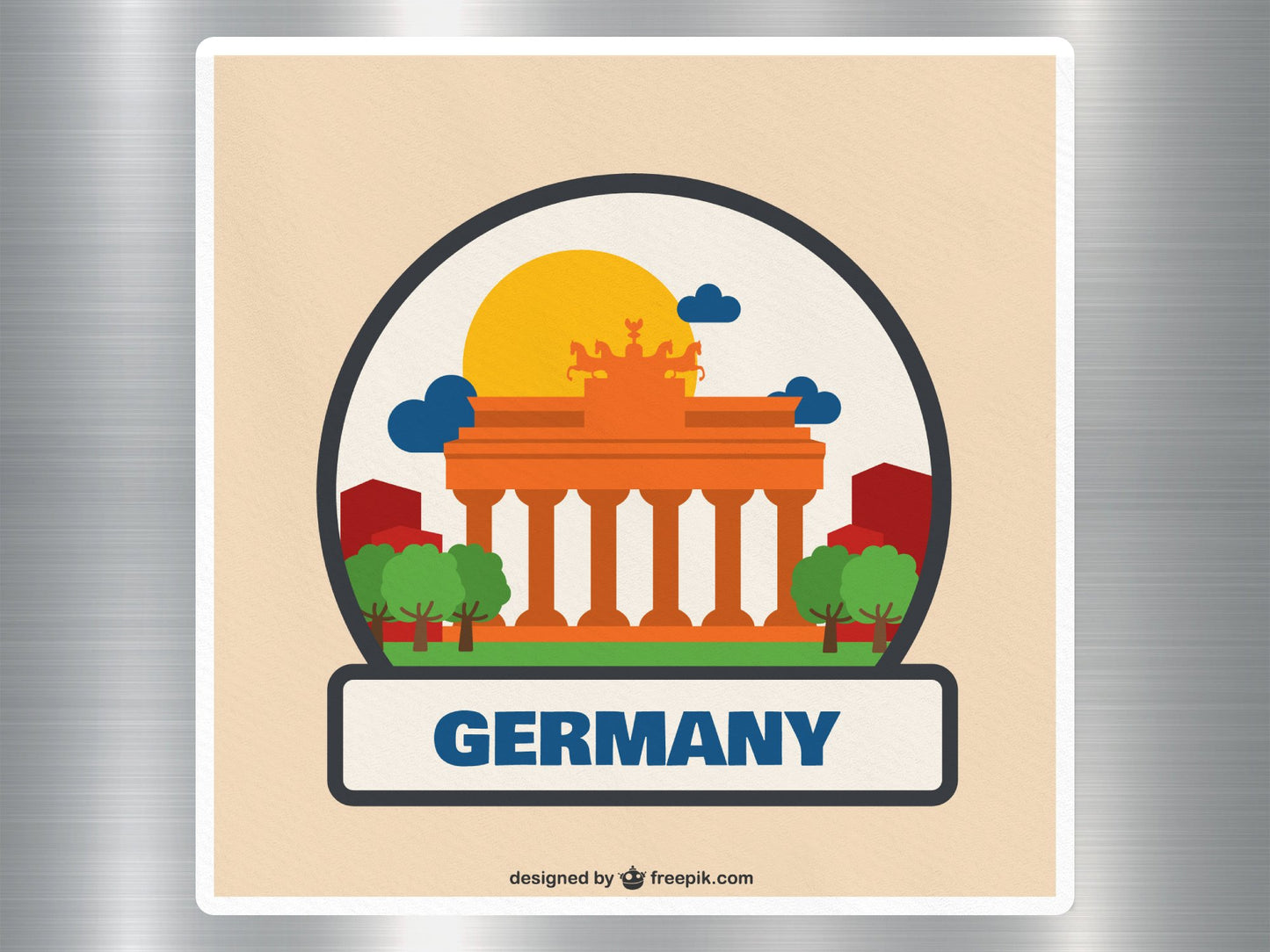 Wholesale Germany Travel Sticker