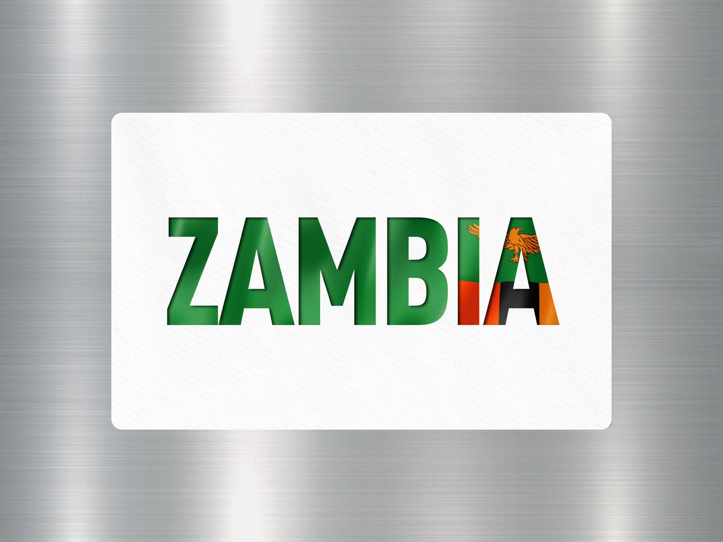 Wholesale Zambia Travel Sticker
