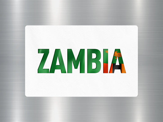 Wholesale Zambia Travel Sticker