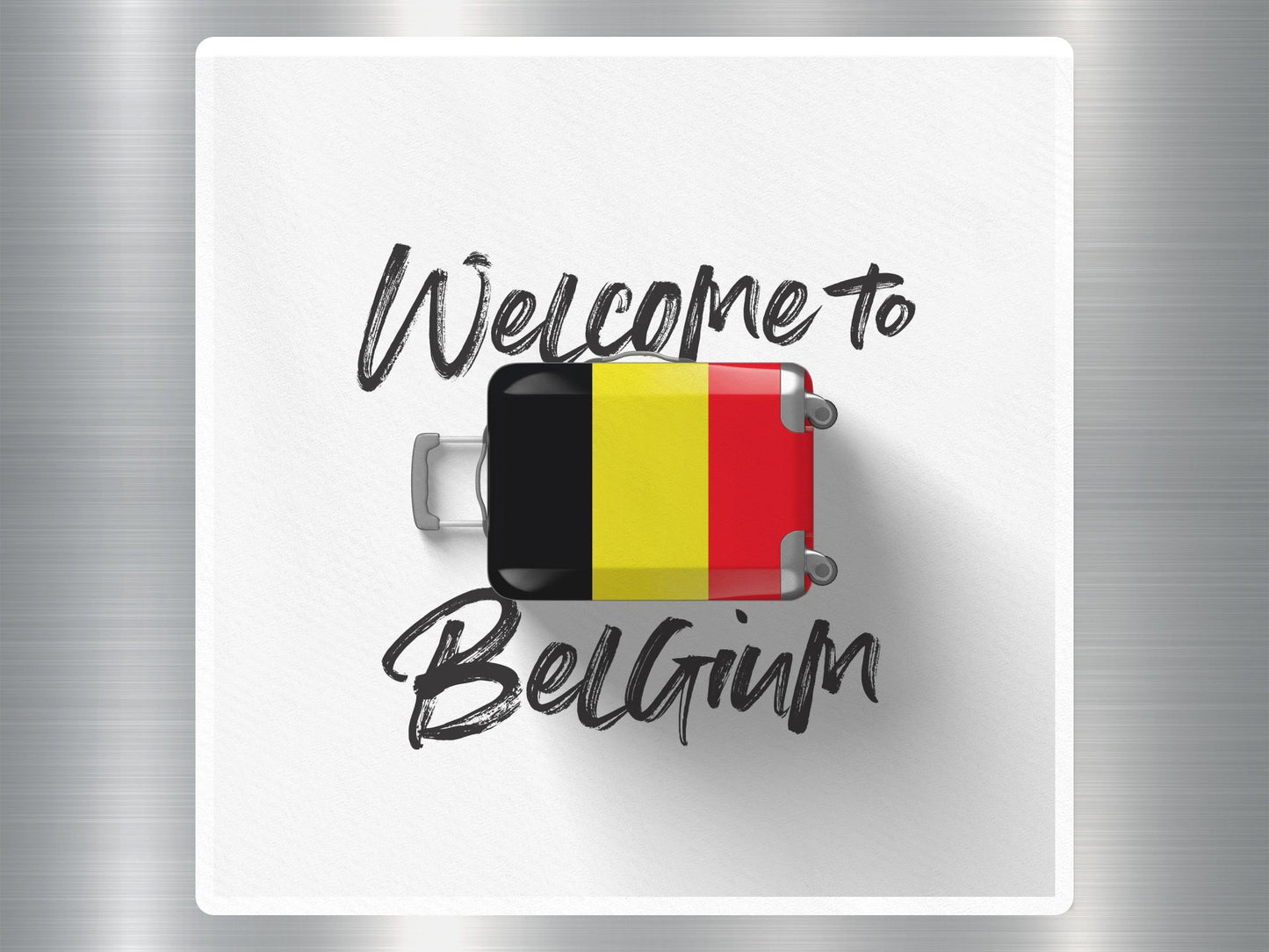 Wholesale Welcome to Belgium Travel Sticker