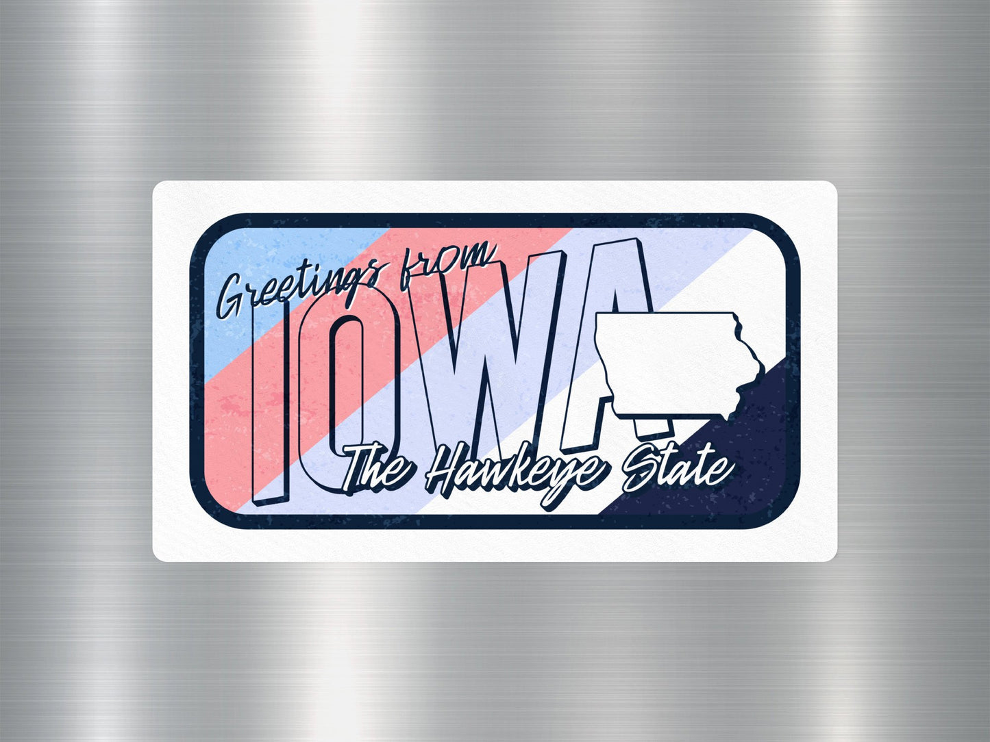 Wholesale Lowa the Hawkeye State Travel Sticker