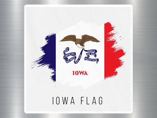 Lowa Flag Travel Sticker