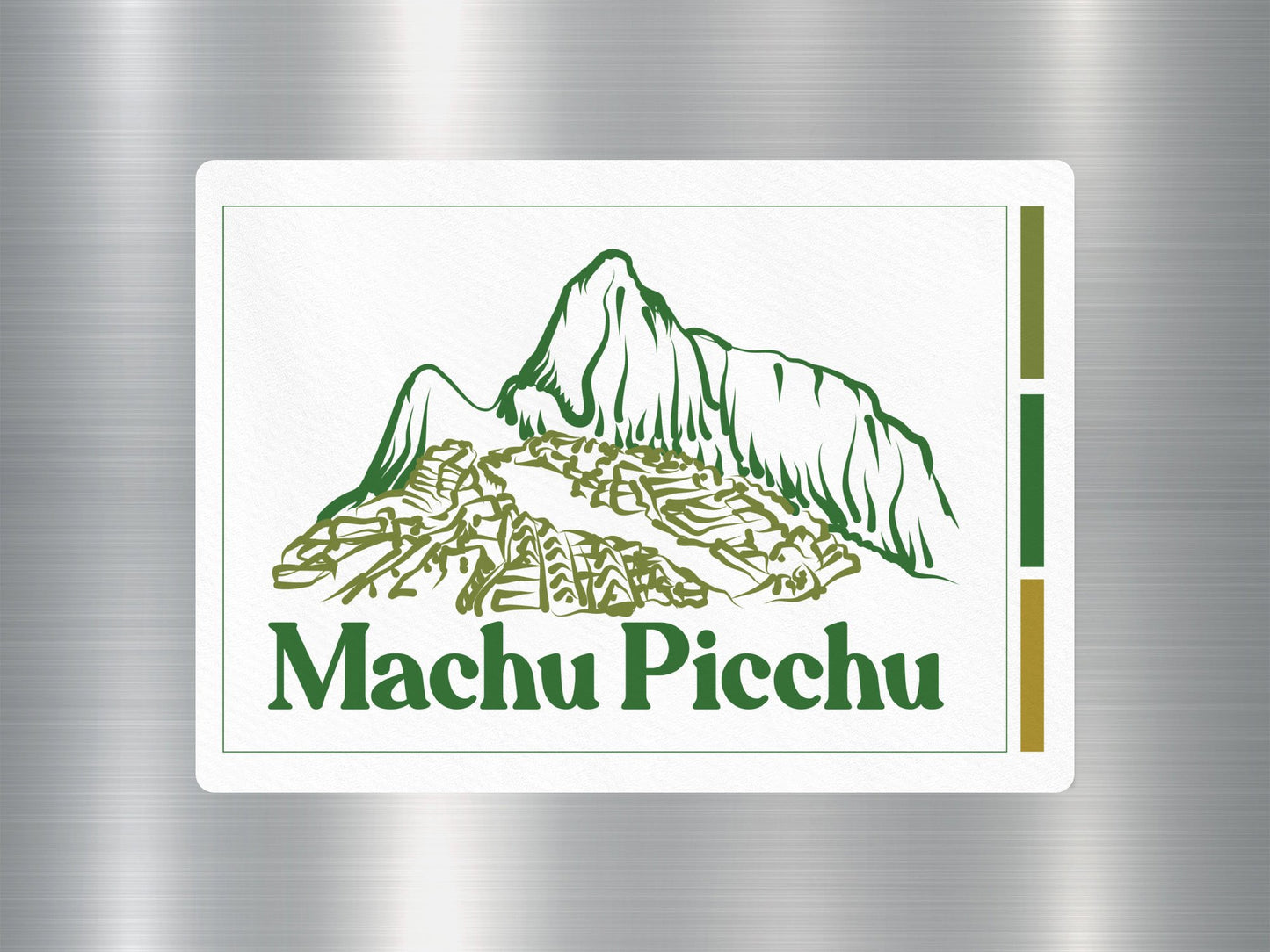 Wholesale Machu Picchu Travel Sticker