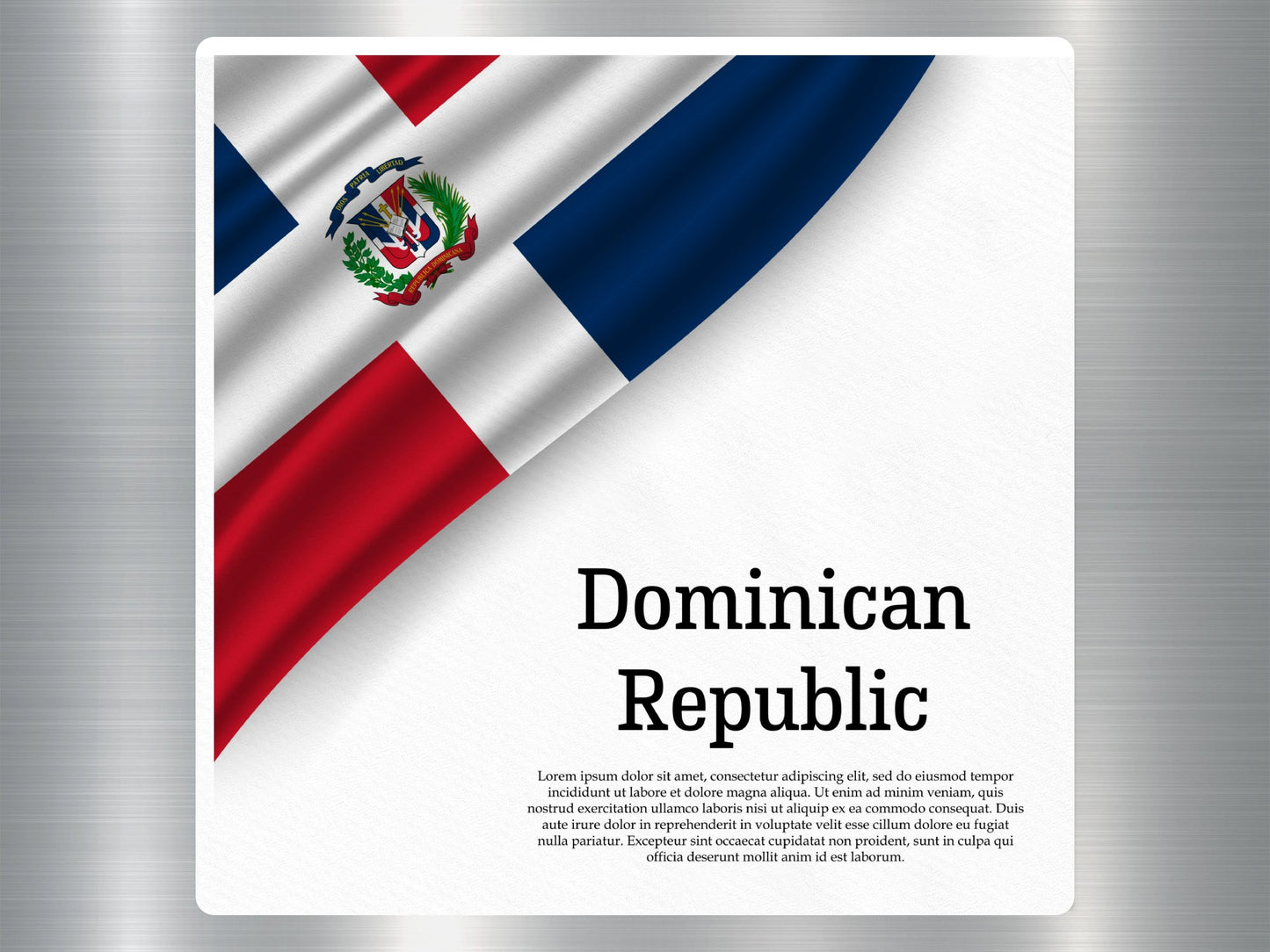 Wholesale Dominican Republic Travel Sticker