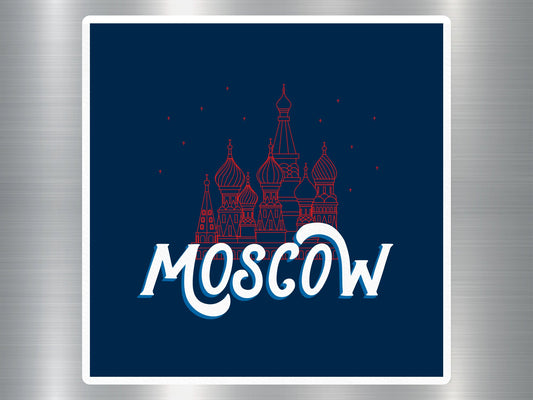 Wholesale Moscow Travel Sticker