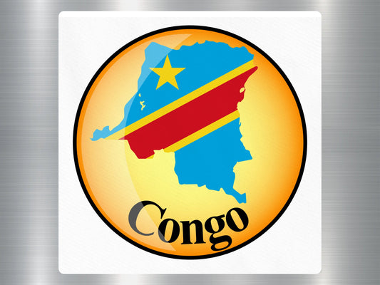 Wholesale Congo Travel Sticker