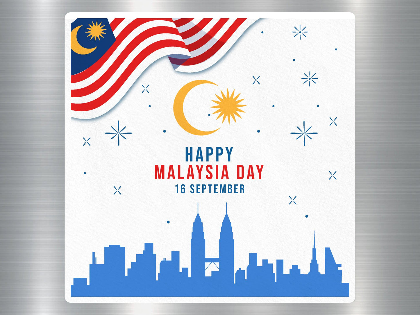 Wholesale Happy Malaysia Day Travel Sticker