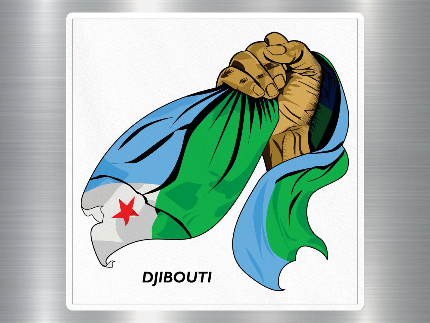 Wholesale Djibouti Travel Sticker