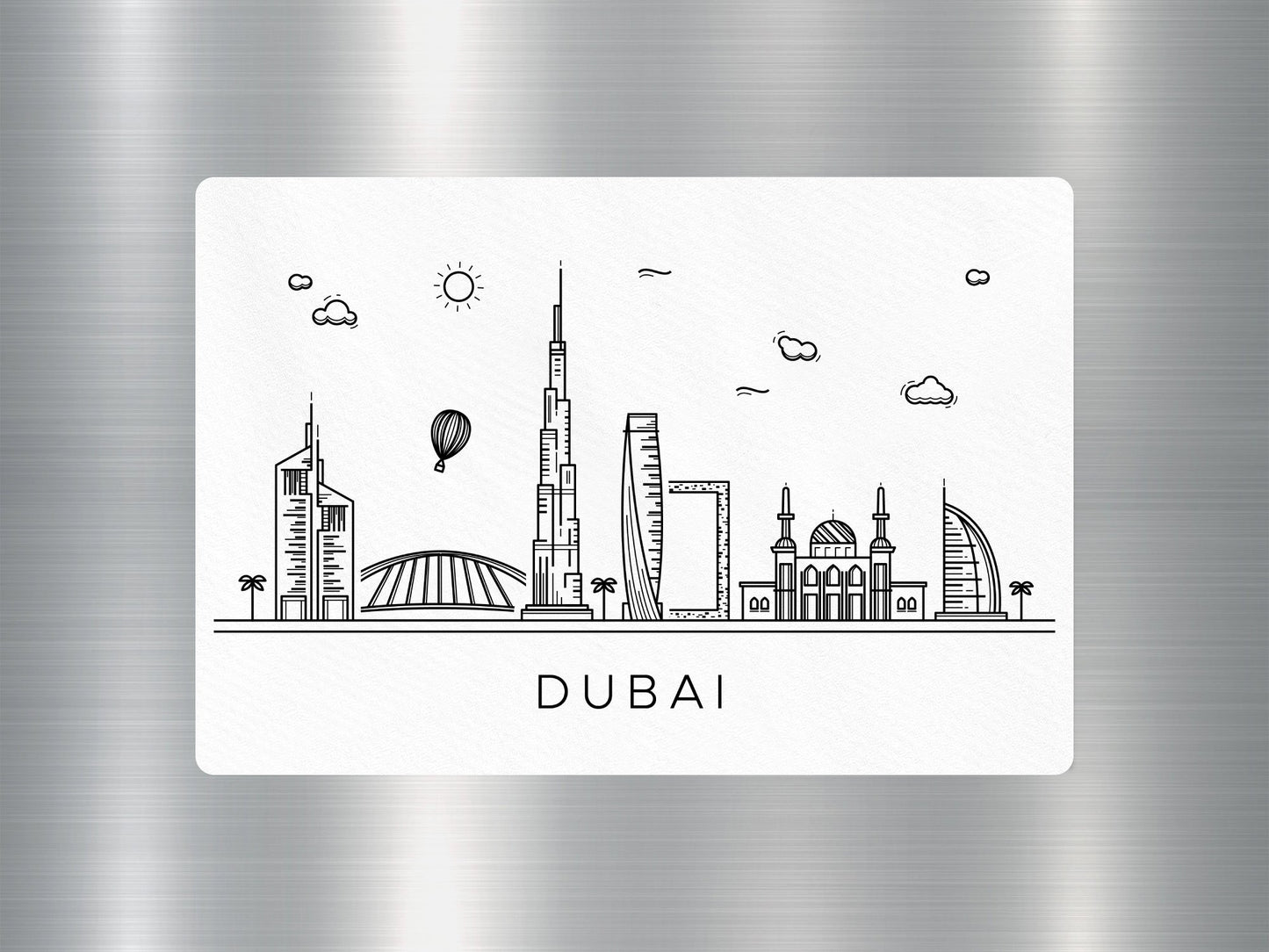 Wholesale Dubai Travel Sticker