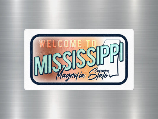 Wholesale Welcome to Mississippi Travel Sticker