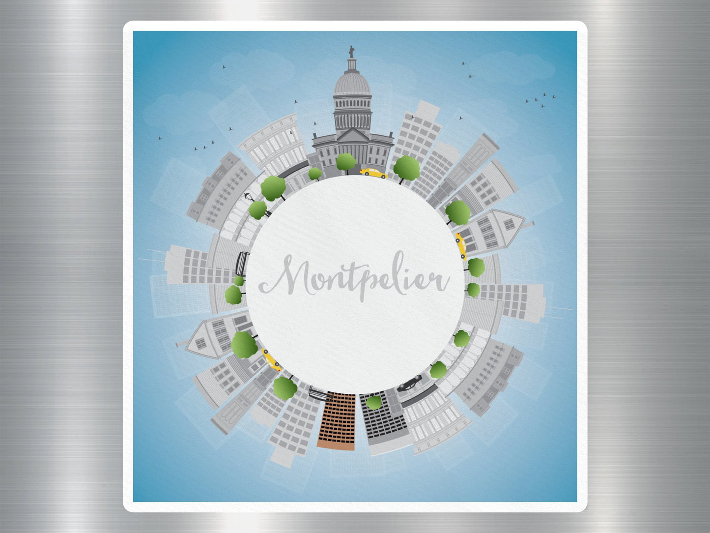 Wholesale Montpellier Travel Sticker
