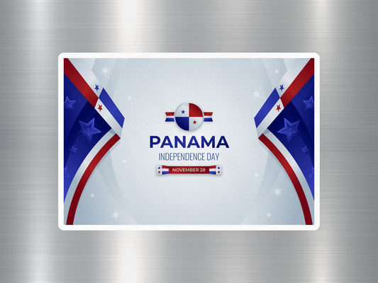 Wholesale Nov 28 Independence Day of Panama Travel Sticker