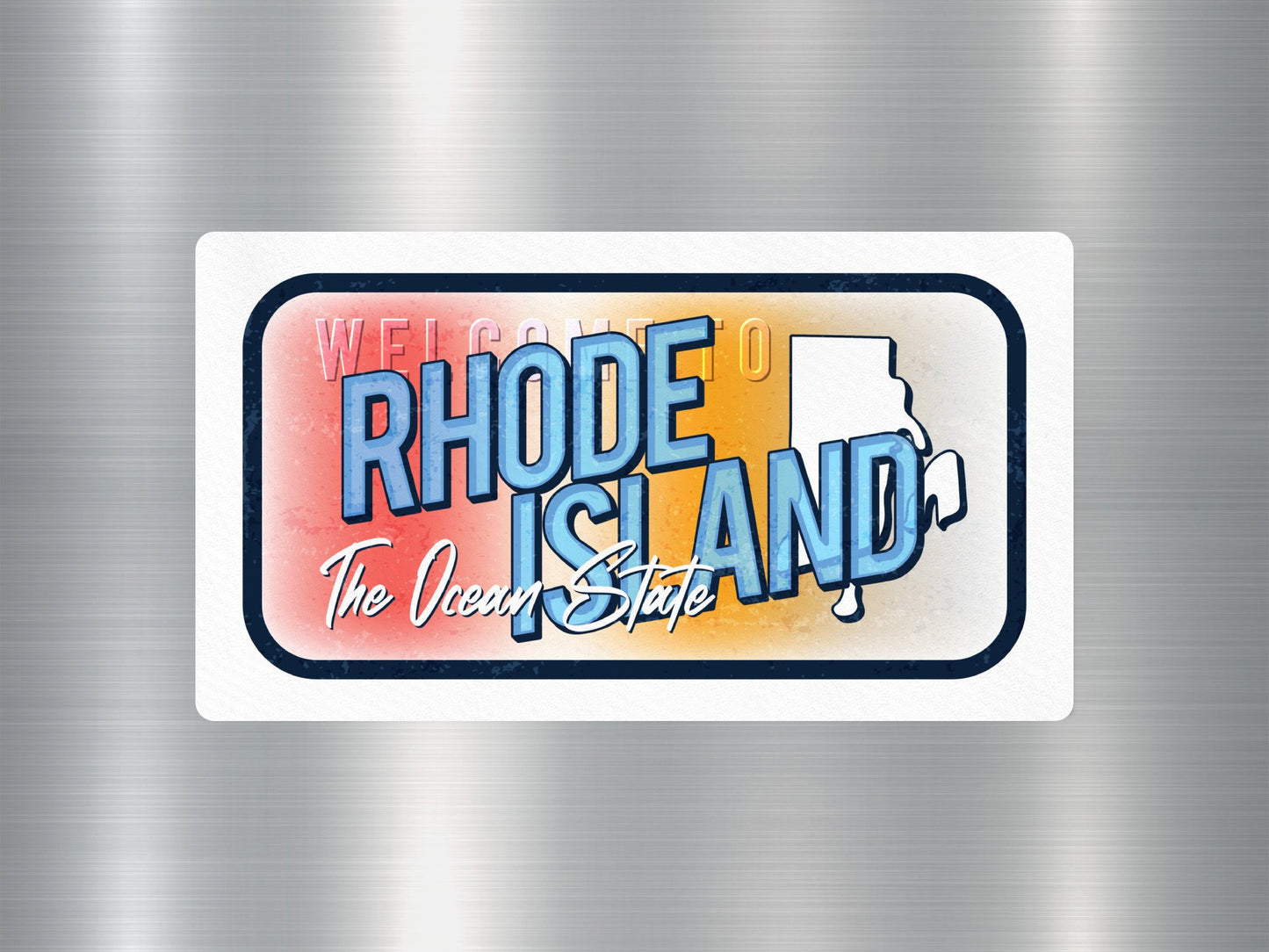 Wholesale Welcome to Rhode Island Travel Sticker