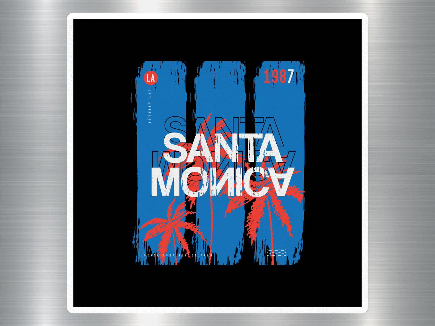 Wholesale Santa Monica Travel Sticker