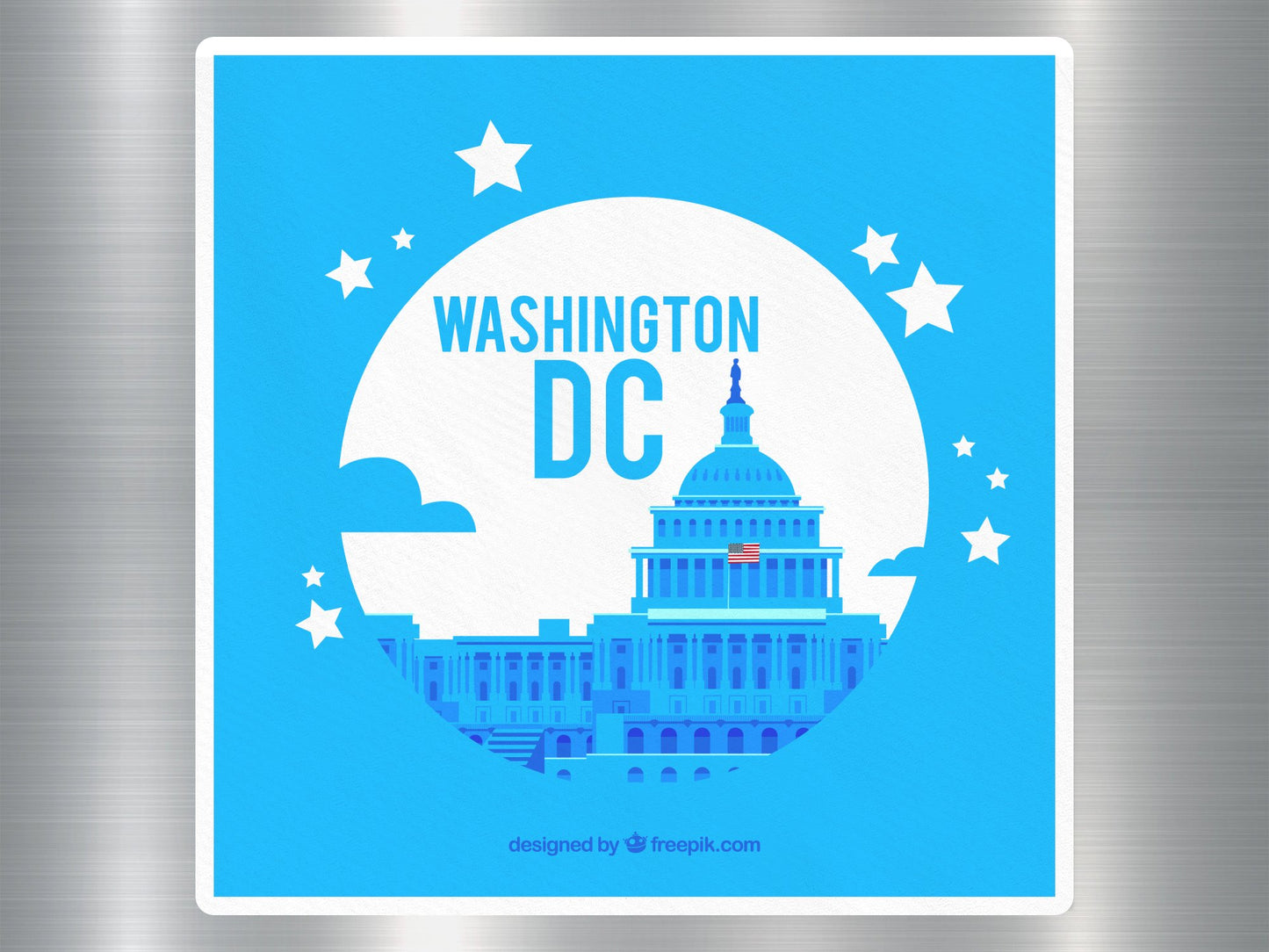 Wholesale Washington DC Travel Sticker