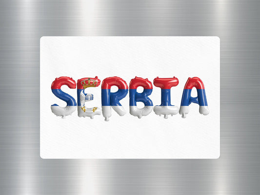 Wholesale Serbia Travel Sticker