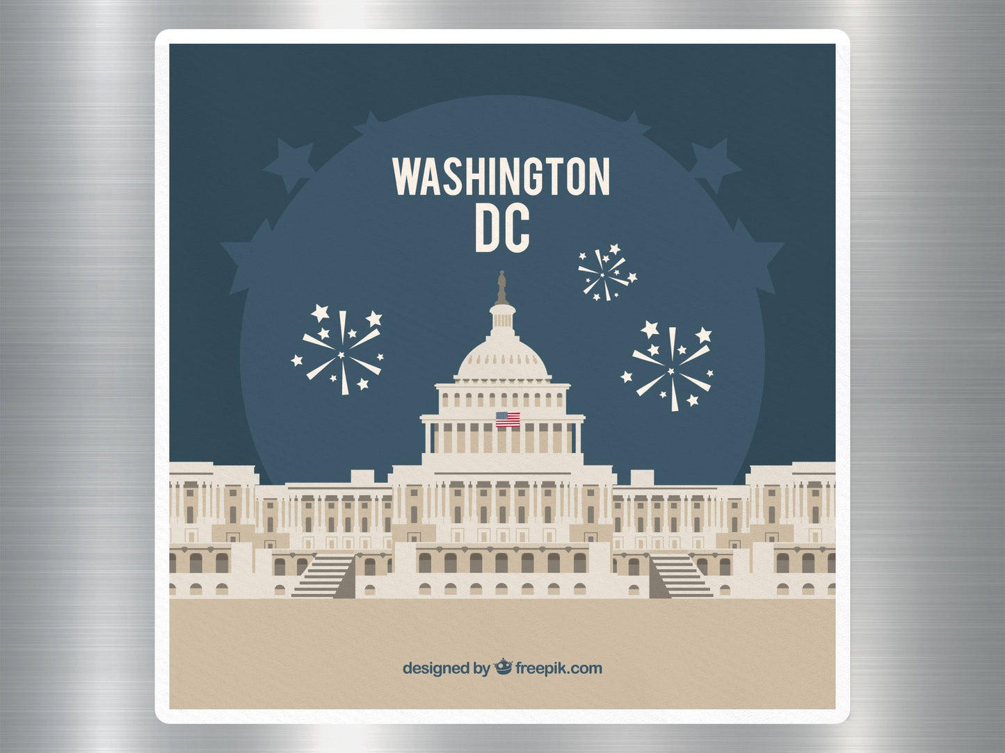 Wholesale Washington DC Travel Sticker