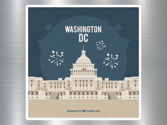 Wholesale Washington DC Travel Sticker