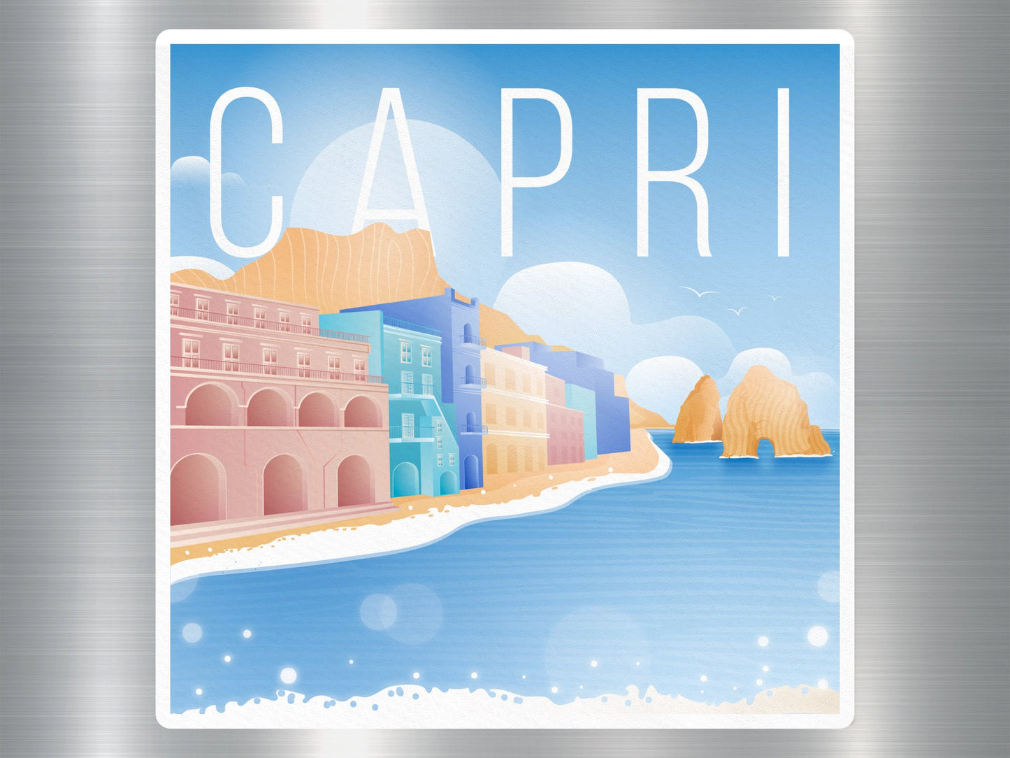 Wholesale Capri Travel Sticker